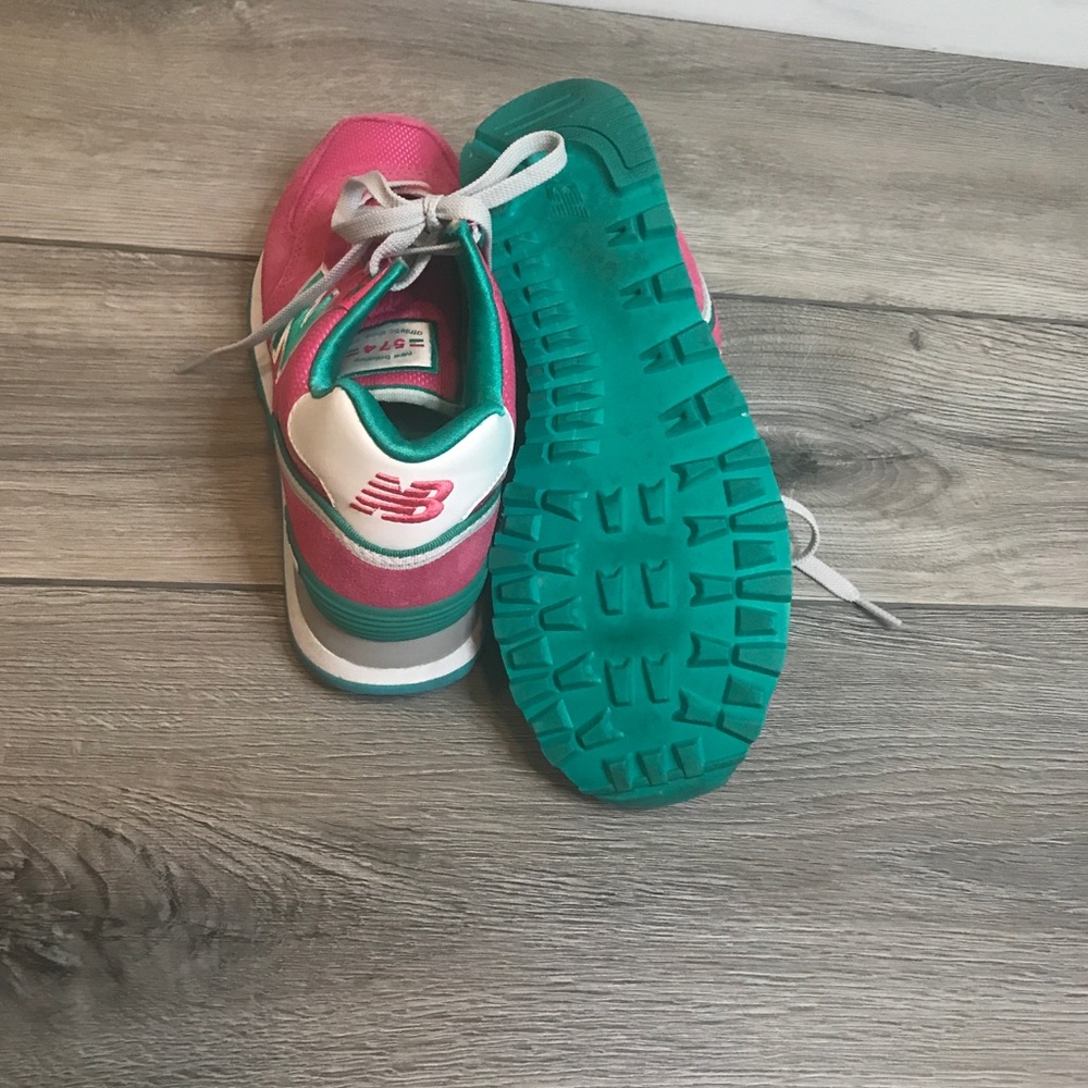 New Balance sneakers pink and green - Picture 5 of 6